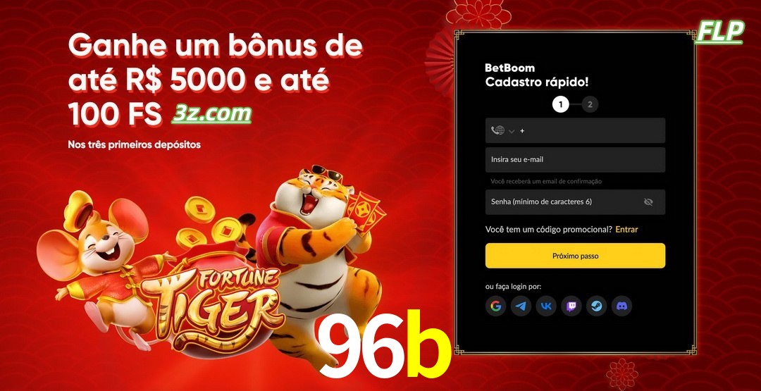 96b cassino Brasil bônus de boas-vindas até R$5000 e 100 free spins